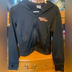 Women’s Harley Davidson zip up with thumb hole